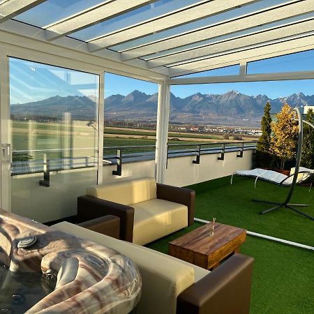 Tatra Billetee Apartman S Luxusnym Vyhladom Na Vysoketatry A Sukromnym Wellness โปปรัด ภายนอก รูปภาพ