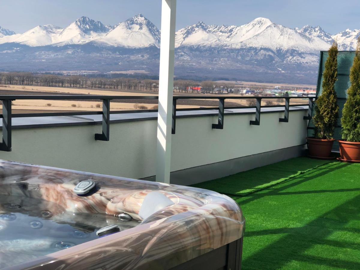 Tatra Billetee Apartman S Luxusnym Vyhladom Na Vysoketatry A Sukromnym Wellness โปปรัด ภายนอก รูปภาพ