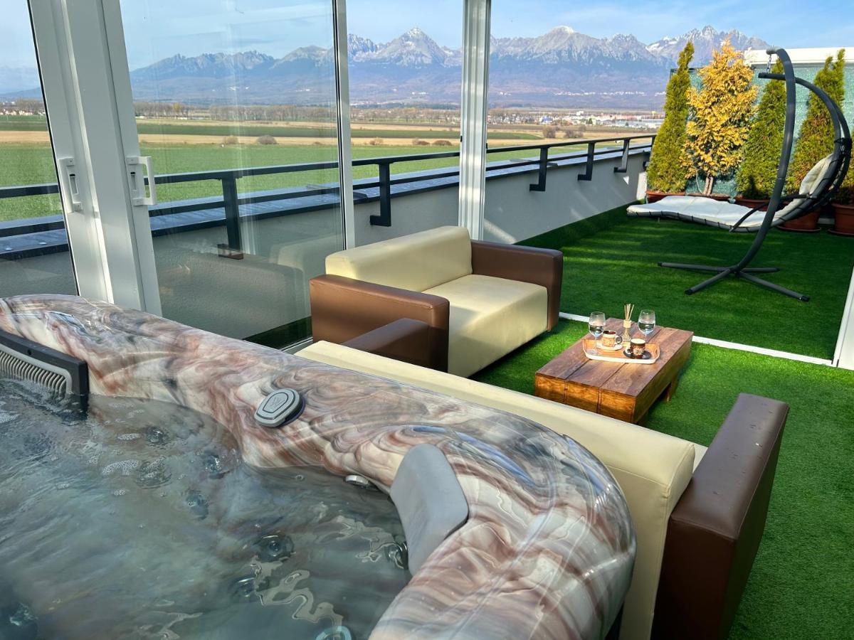 Tatra Billetee Apartman S Luxusnym Vyhladom Na Vysoketatry A Sukromnym Wellness โปปรัด ภายนอก รูปภาพ
