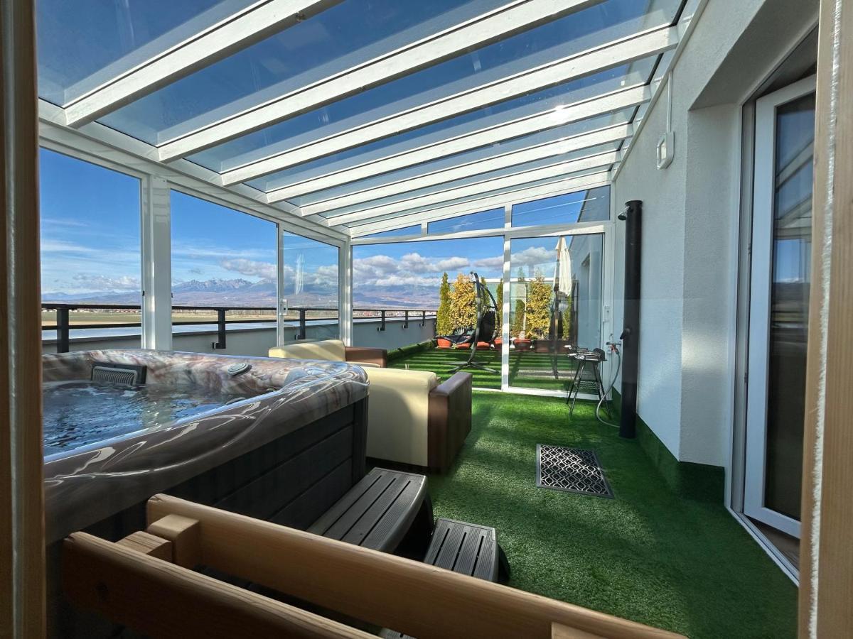 Tatra Billetee Apartman S Luxusnym Vyhladom Na Vysoketatry A Sukromnym Wellness โปปรัด ภายนอก รูปภาพ