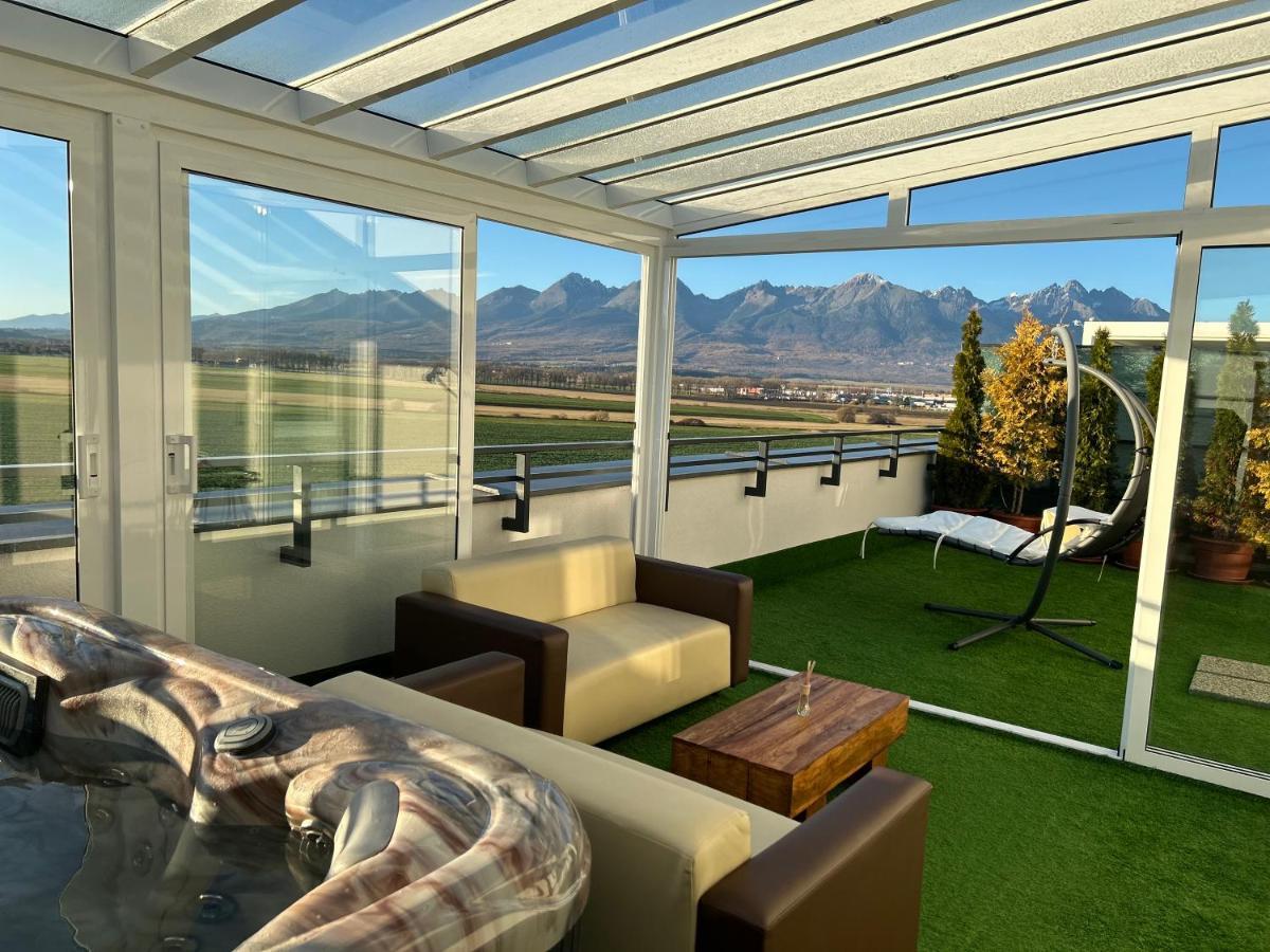 Tatra Billetee Apartman S Luxusnym Vyhladom Na Vysoketatry A Sukromnym Wellness โปปรัด ภายนอก รูปภาพ