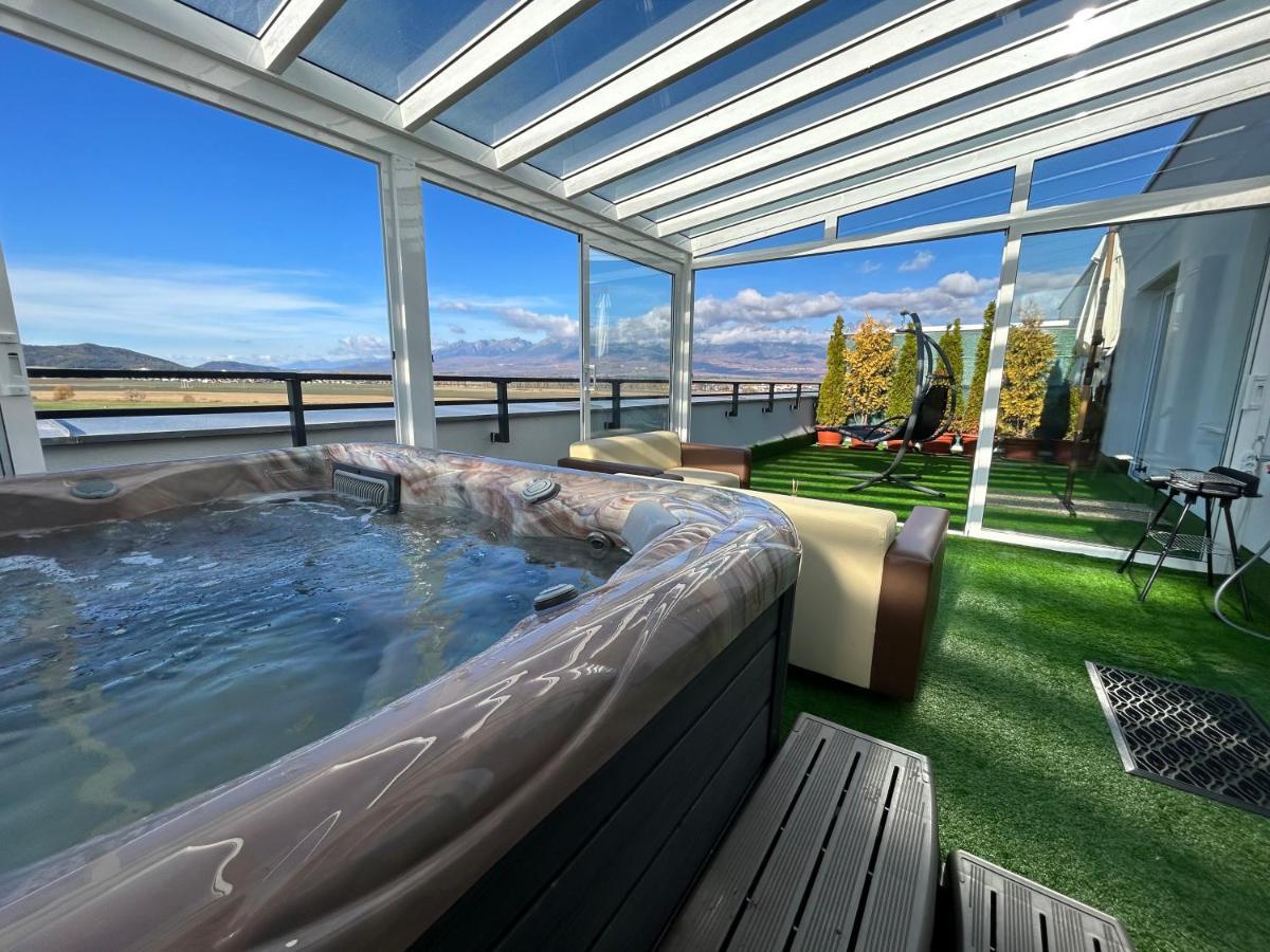 Tatra Billetee Apartman S Luxusnym Vyhladom Na Vysoketatry A Sukromnym Wellness โปปรัด ภายนอก รูปภาพ