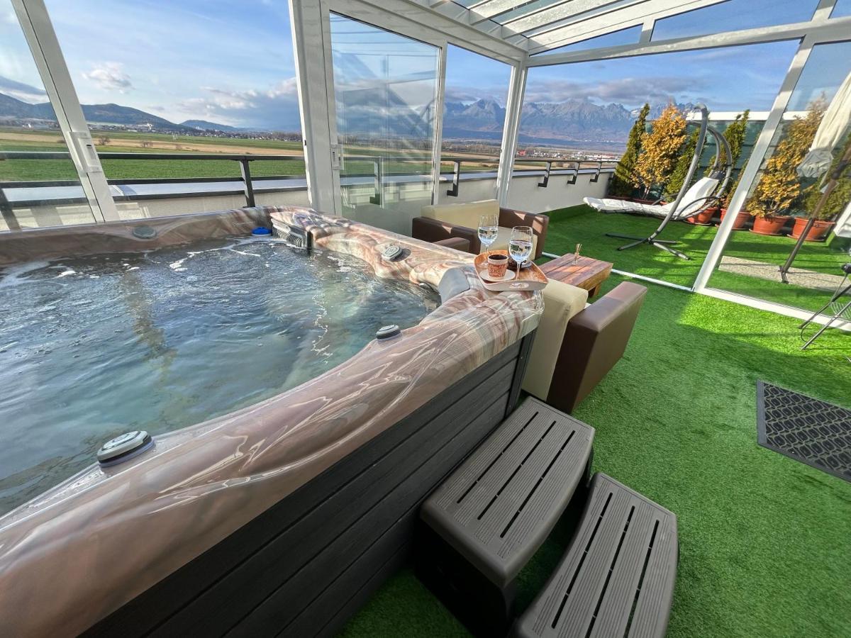 Tatra Billetee Apartman S Luxusnym Vyhladom Na Vysoketatry A Sukromnym Wellness โปปรัด ภายนอก รูปภาพ